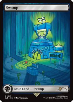 MTG Secret Lair x SpongeBob SquarePants: Lands Under the Sea NON FOIL - Image 4