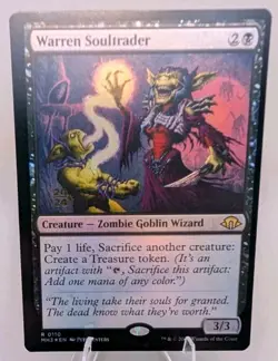 Warren Soultrader PRE-RELEASE FOIL PROMO Modern Horizons 3 MTG - Image 2