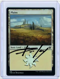 Plains Foil #278 Theros Beyond Death Signed Artist Proof MTG - Image 1