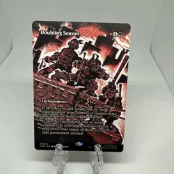 Doubling Season (Borderless) - 11 - PZA - NM - MTG Magic the Gathering - Image 1