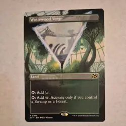 Wastewood Verge (Borderless) R Aetherdrift #374 NM Normal - Image 1