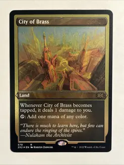 City of Brass (Foil Etched) Double Masters 2022 Foil - Image 1