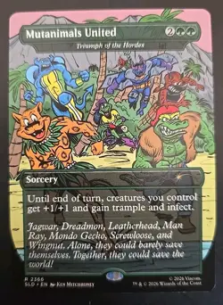 Mutanimals United - Triumph of the Hordes Secret Lair Drop MTG Regular NM - Image 1