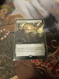 Shatter The Sky Extended Art MTG Theros Beyond Death - Pack Fresh - - Image 1