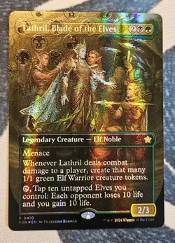 Lathril Blade of the Elves Mana Foil Foundations #410 - Image 1