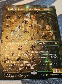 Lathril Blade of the Elves Mana Foil Foundations #410 - Image 2