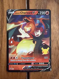 Lances Charizard V SWSH133 NM Promo Rare Normal Sized Pokemon Card - Image 1