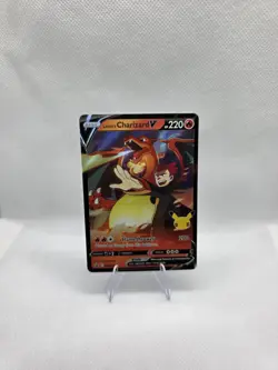 Pokemon TCG Lance's Charizard V SWSH133 Celebrations Black Star Promo - NM - Image 1