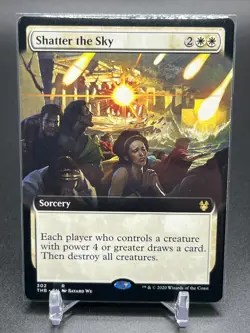 MTG Shatter the Sky 302 Theros Beyond Death Regular Rare Extended Art Sorcery - Image 1