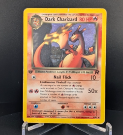 Dark Charizard 4/82 Rare Team Rocket Holo 1st Edition Pokemon - Image 1