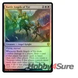 Foil Battle Angels Of Tyr M/NM MTG Commander Legends: Battle For Baldur's Gate - Image 1