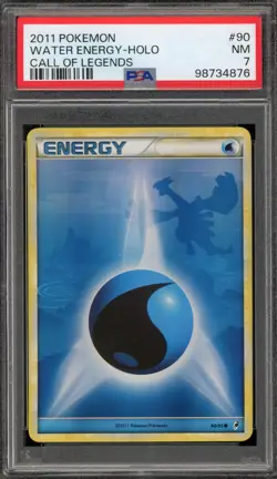 Pokemon Water Energy Lugia Call of Legends Holo #90 PSA 7 - Image 1