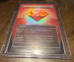 Magic the Gathering Sonic Secret Lair Red Chaos Emerald Lotus Petal 7032 Mythic - Image 1