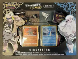 Pokemon TCG Champion's Path Special Pin Collection Box Circhester Gym Sealed New - Image 1