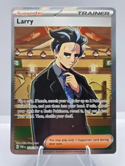 Larry 235/182 Ultra Rare Paradox Rift Pokemon NM - Image 1