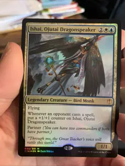 MTG - ISHAI, OJUTAI DRAGONSPEAKER (Foil) - Commander 2016 (M) - Image 1