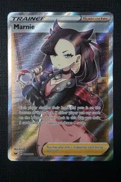 Pokemon Sword and Shield Marnie Full Art #200 - Image 1