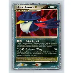 Honchkrow LV.X 132/132 Secret Wonders Holo Pokemon - Image 1