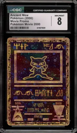 Pokemon Ancient Mew Movie 2000 Promo CGC 8 - Image 1