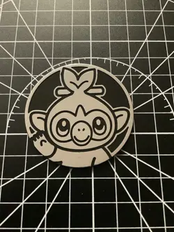 Grookey Jumbo Coin Sword & Shield Stacking Tins Official Pokemon Mirror Holo - Image 1