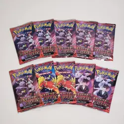 Pokemon TCG Destined Rivals Booster Packs Lot Of 10 - Image 1