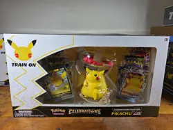 Pokemon Celebrations Figure Collection Pikachu VMAX Box Factory Sealed ETB - Image 1