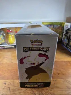 Pokemon Celebrations Figure Collection Pikachu VMAX Box Factory Sealed ETB - Image 2