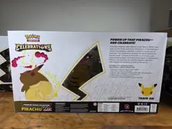 Pokemon Celebrations Figure Collection Pikachu VMAX Box Factory Sealed ETB - Image 3