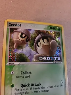 Pokemon - Seedot 71/107 Ex Deoxys - Reverse Holo - Stamped - LP - Image 3