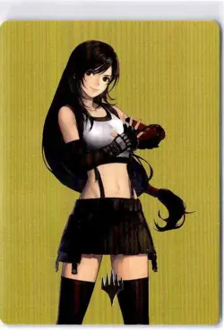Tifa, Martial Artist Art Card (Gold-Stamped Planeswalker Symbol) S Art Series - Image 1