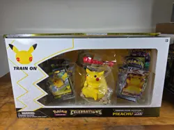 Pokemon Celebrations Figure Collection Pikachu VMAX Box Factory Sealed ETB - Image 1