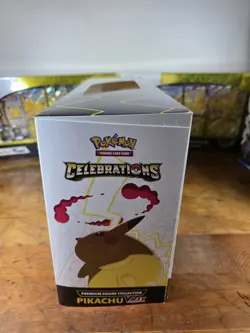 Pokemon Celebrations Figure Collection Pikachu VMAX Box Factory Sealed ETB - Image 2