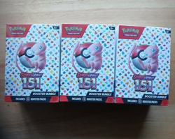 Pokemon TCG Scarlet & Violet 151 Booster Bundle Lot (X3) English Factory Sealed 820650853210 - Image 1