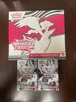 Sealed Pokemon White Flare Etb And Two Booster Bundle. Factory Sealed - Image 1