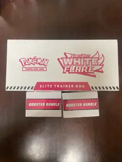 Sealed Pokemon White Flare Etb And Two Booster Bundle. Factory Sealed - Image 3