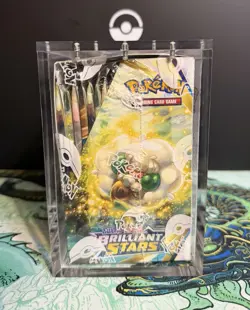 Pokemon Brilliant Stars Booster Box - Sealed - W/ Acrylic - Mint - 3 Day Auction - Image 3