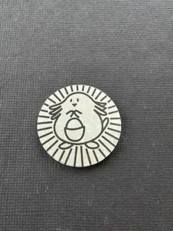 Nintendo Pokemon TCG Chansey Flip Coin Plastic Collectible 2000 - Image 1