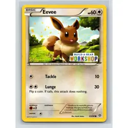 Eevee Build-A-Bear Workshop Stamped Promo 63/98 Pokemon - Image 1