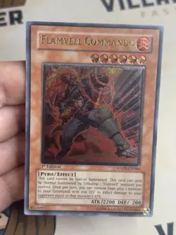 Flamvell Commando ANPR-EN086 Ultimate Rare 1st Edition YuGiOh! NM EURO - Image 2