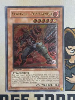 Flamvell Commando ANPR-EN086 Ultimate Rare 1st Edition YuGiOh! NM EURO - Image 3