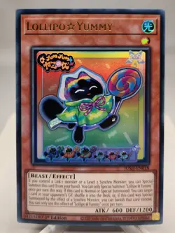 Lollipo Yummy JUSH-EN018 1st Edition Ultra Rare NM Yu-Gi-Oh! - Image 1