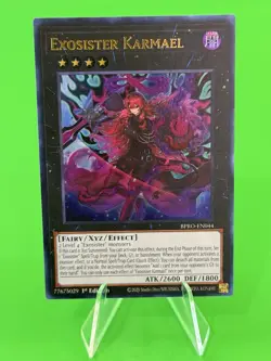 Yu-Gi-Oh Burst Protocol Exosister Karmael Ultra Rare BPRO-EN044 NM!!! - Image 1