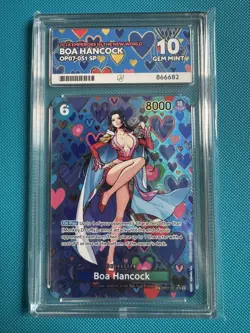 Boa Hancock OP07-051 Alternative Art Card One Piece TCG ACE 10 perfect subgrades - Image 1
