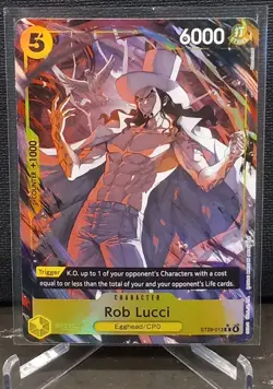 One Piece TCG Rob Lucci ST29-013 Full Art Starter Deck 29 Egghead - Image 1