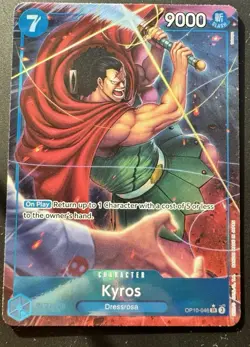 One Piece TCG Kyros Alt Art Op10-046 SR Super Rare Royal Blood English - Image 1