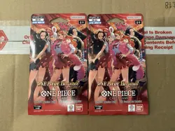ONE PIECE Heroines EB-03 Sleeved Booster Pack English LOT OF 2 New/Sealed - Image 1