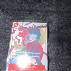 Bandai One Piece CCG Monkey D. Luffy 3rd Anniversary ST01-012 Rush 6000 English - Image 1