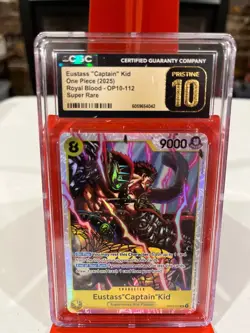Eustass Captain Kid OP10-112 SR Royal Blood - ONE PIECE CGC Pristine 10 L@@k - Image 1