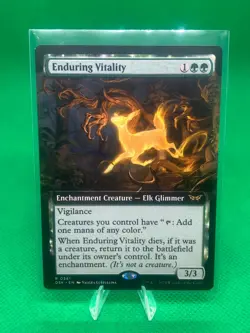 MTG Enduring Vitality (Extended Art) - [Duskmourn: House of Horror] - Image 1