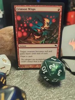 MTG Crimson Wisps - The List - Shadowmoor #88/301 - Image 1